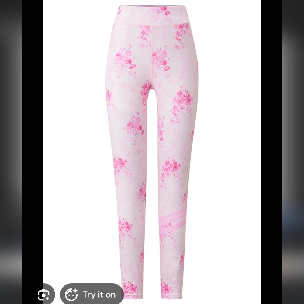 Bogner X LoveShackFancy Fire & Ice Lovely Base Layer Pants sz XXS Magenta Glow - Picture 16 of 16